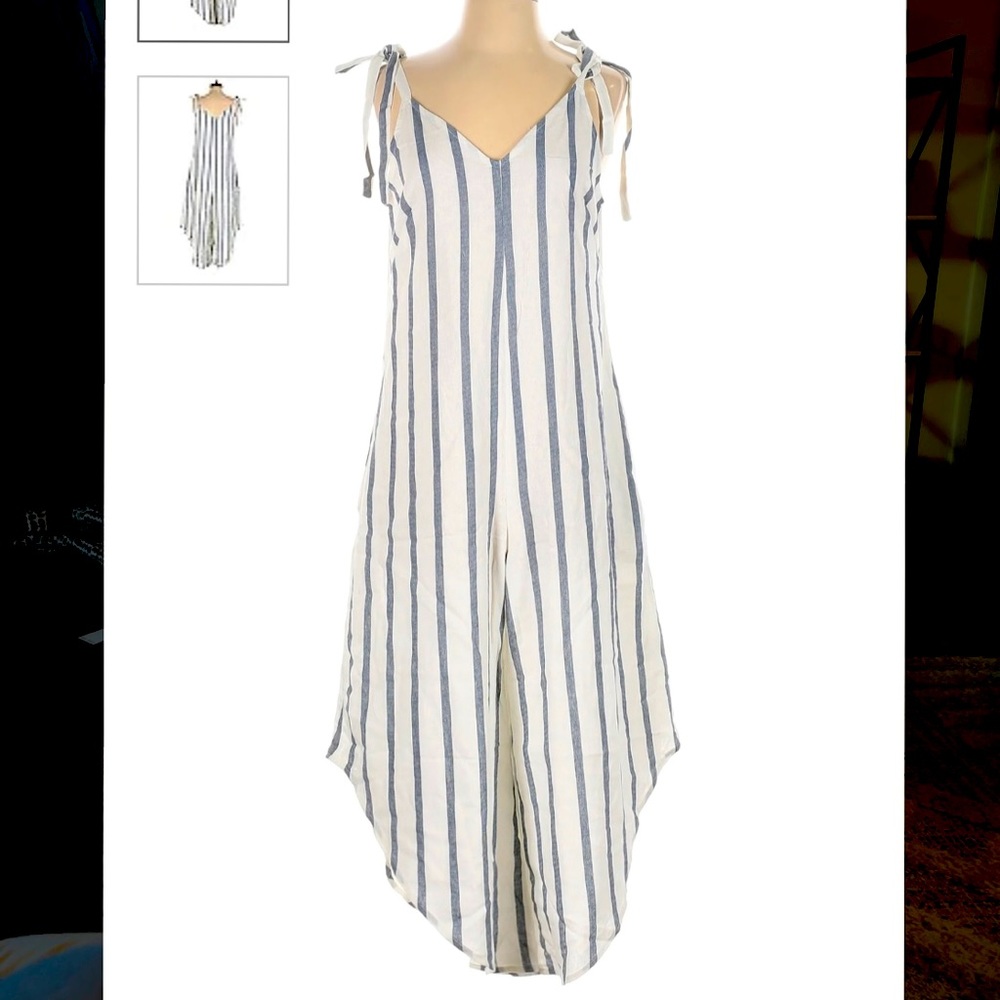 New without tags. Never worn linen jumpsuit